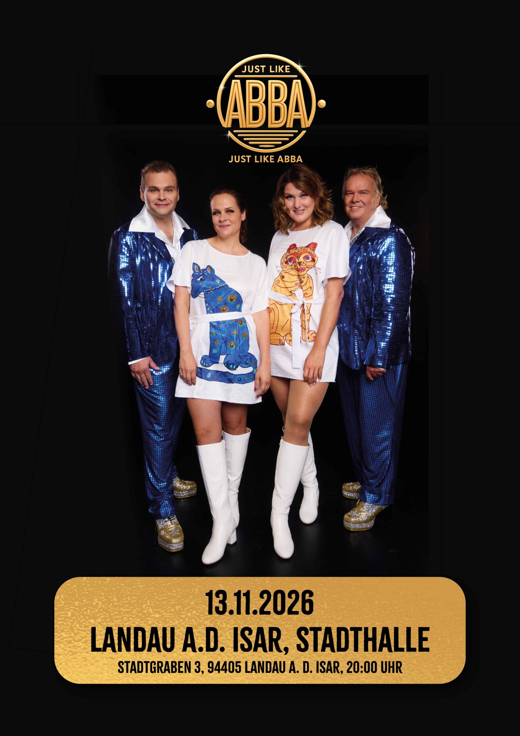 Just Like Abba_Plakat DinA1_Landau an der Isar